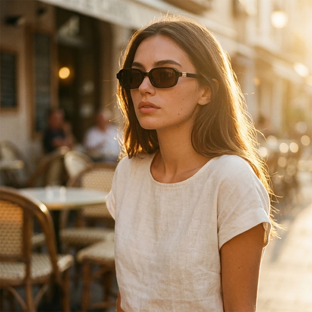 Verano Brisa — Slim Rectangle Sunglasses
