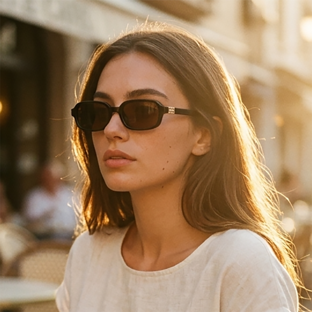 Verano Brisa — Slim Rectangle Sunglasses