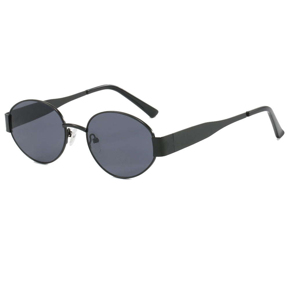Verano Sol — Metal Oval Sunglasses