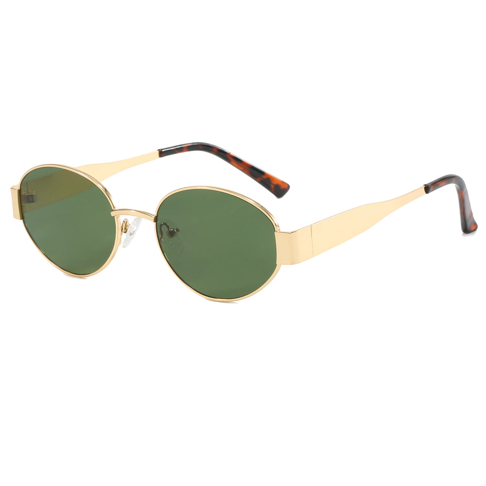 Verano Sol — Metal Oval Sunglasses
