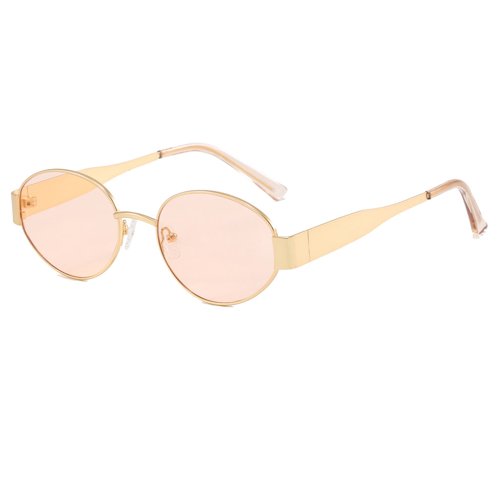 Verano Sol — Metal Oval Sunglasses