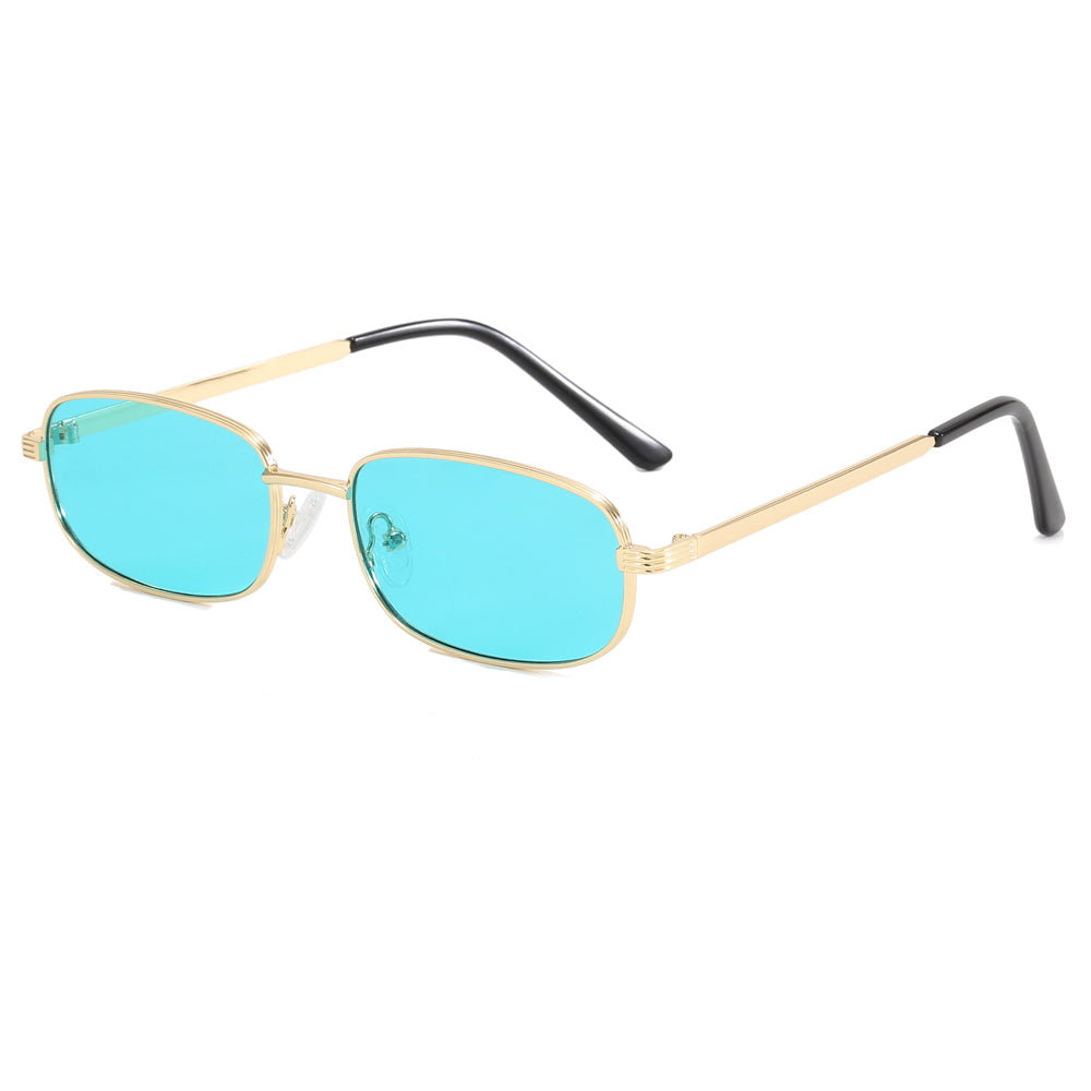 Verano Riva — Metal Rectangle Sunglasses
