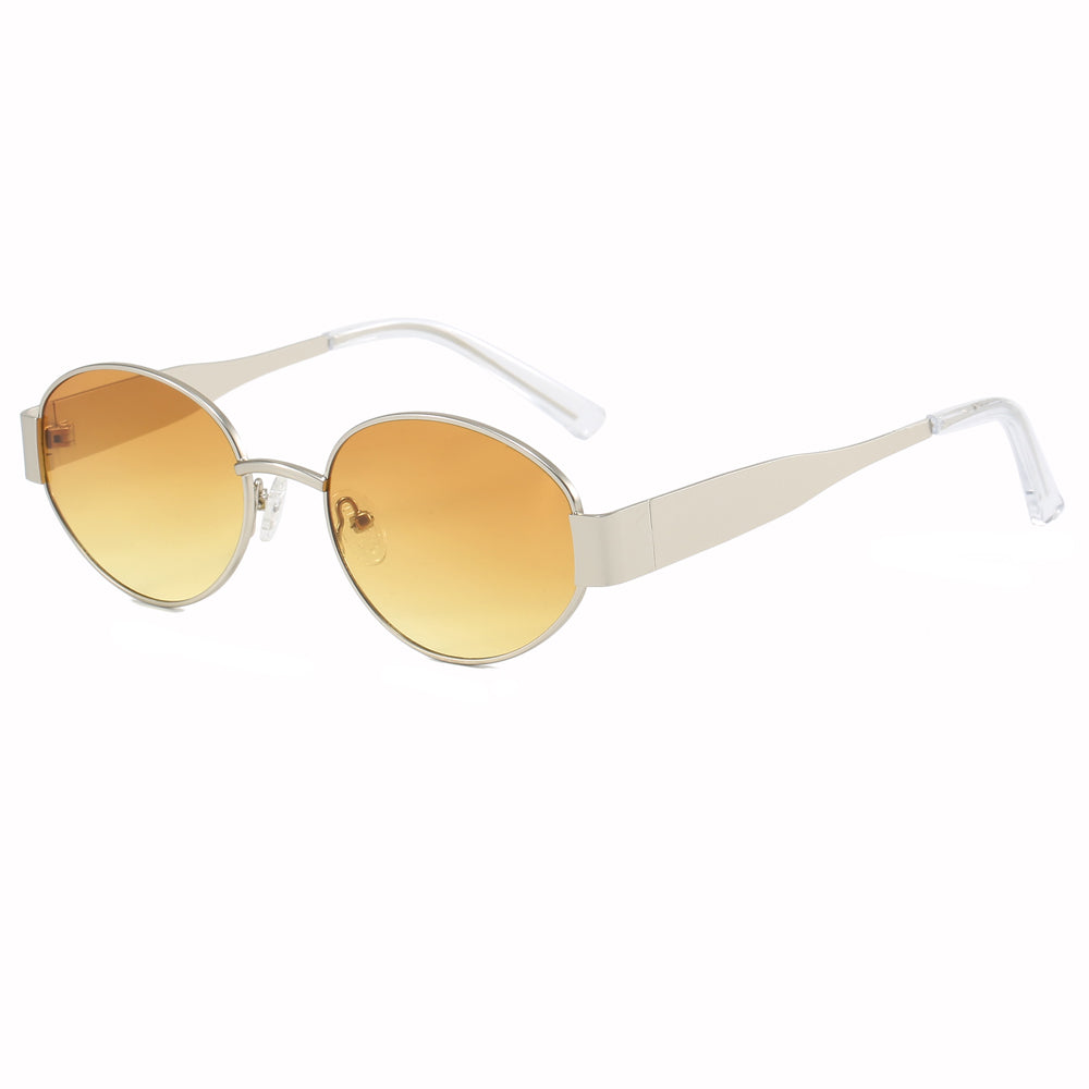 Verano Sol — Metal Oval Sunglasses