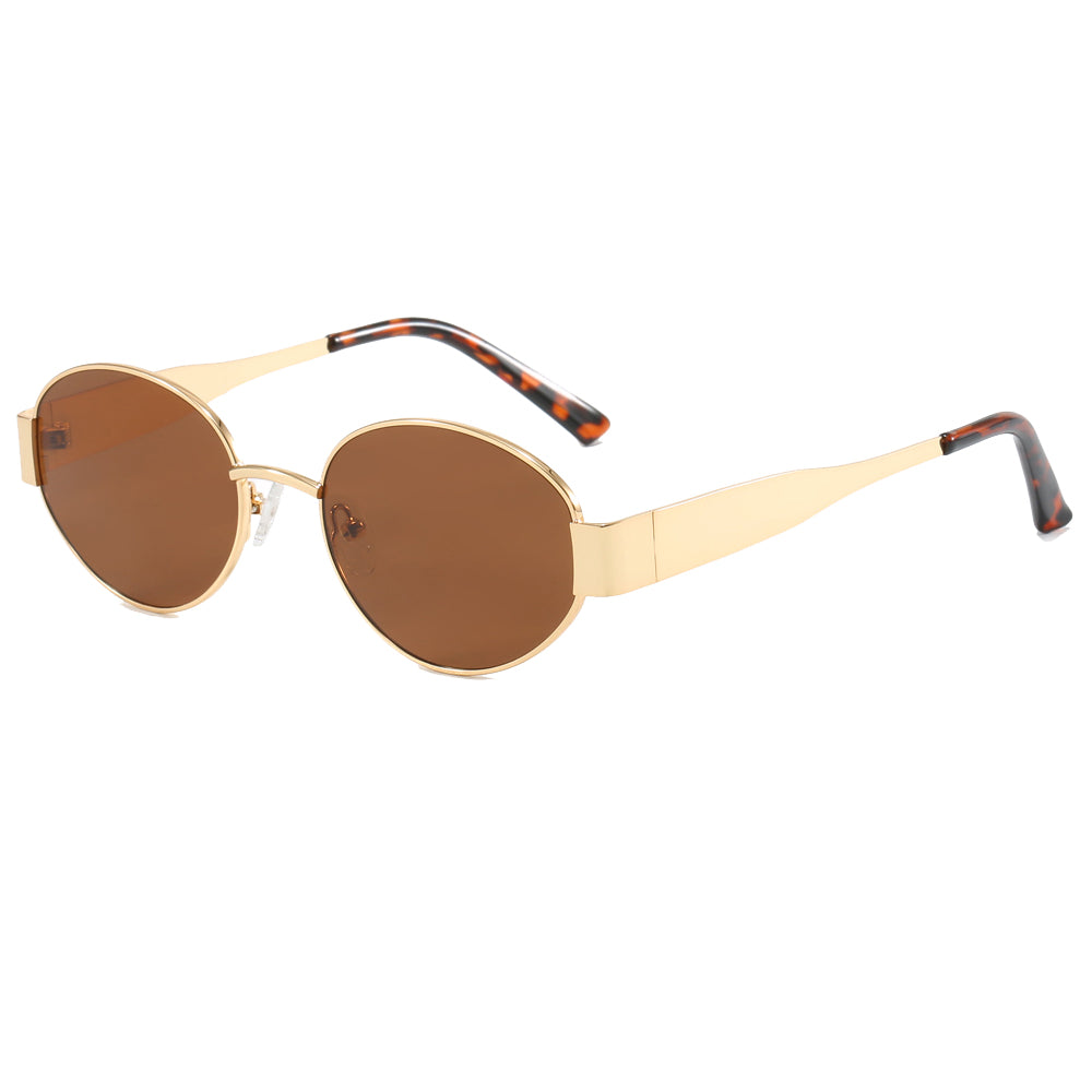 Verano Sol — Metal Oval Sunglasses