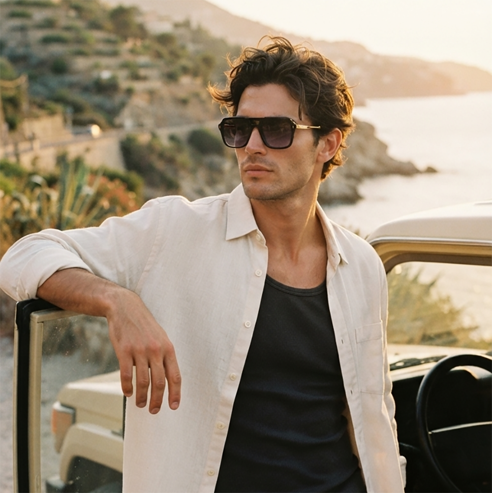 Verano Cabo — Flat-Top Pilot Sunglasses