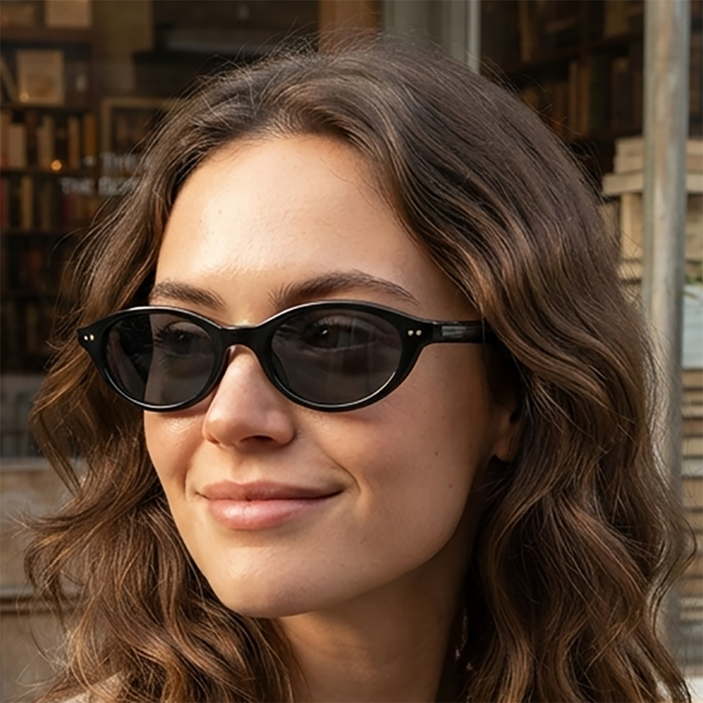 Verano Dune — Retro Oval Sunglasses