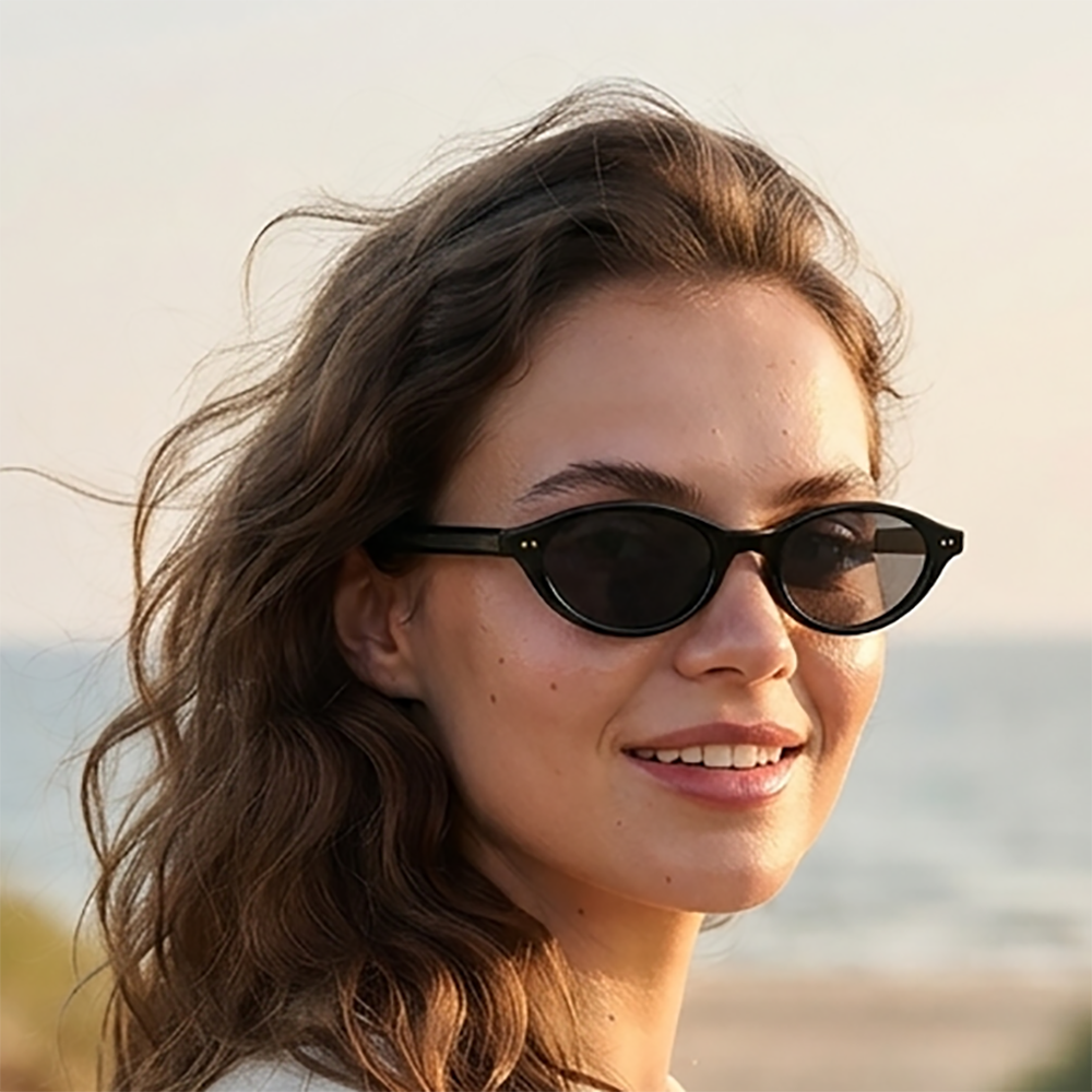 Verano Dune — Retro Oval Sunglasses