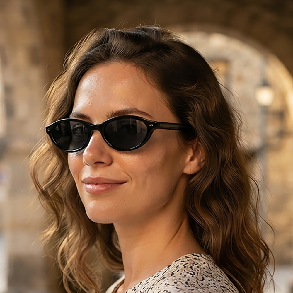 Verano Dune — Retro Oval Sunglasses