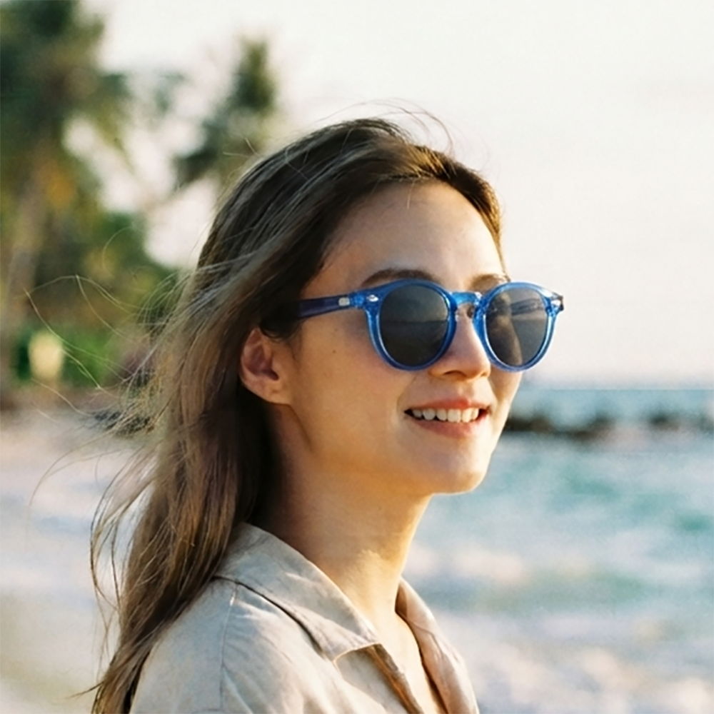 Verano Lido — Keyhole Round Sunglasses
