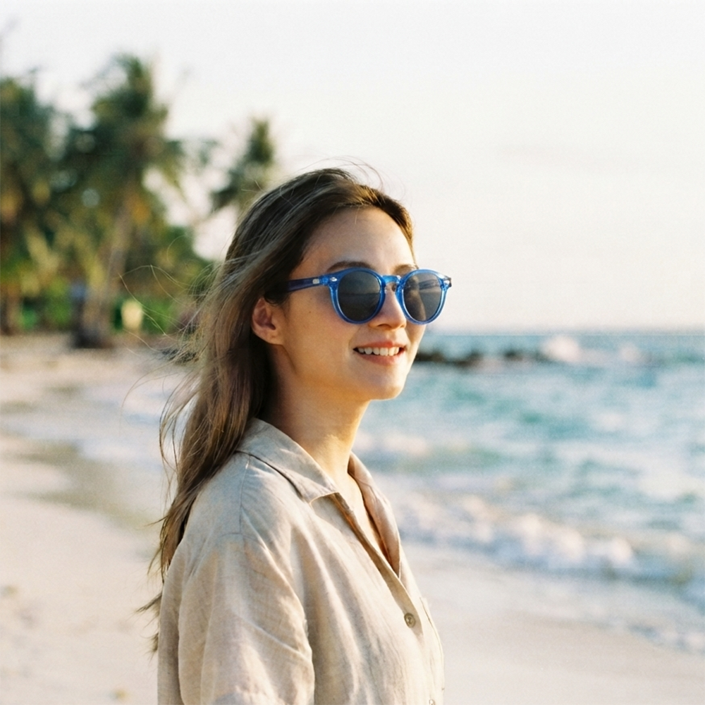 Verano Lido — Keyhole Round Sunglasses