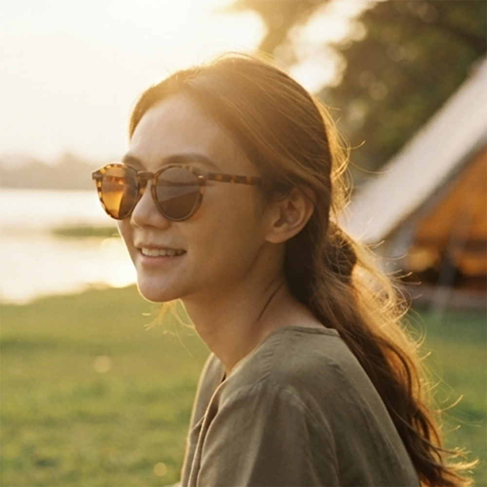 Verano Lido — Keyhole Round Sunglasses