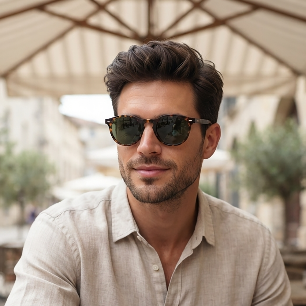 Verano Lido — Keyhole Round Sunglasses