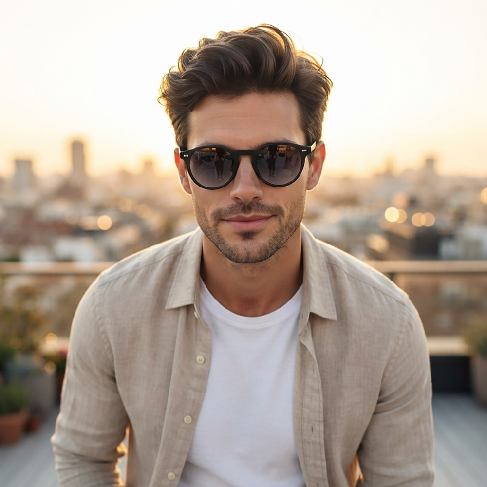 Verano Lido — Keyhole Round Sunglasses