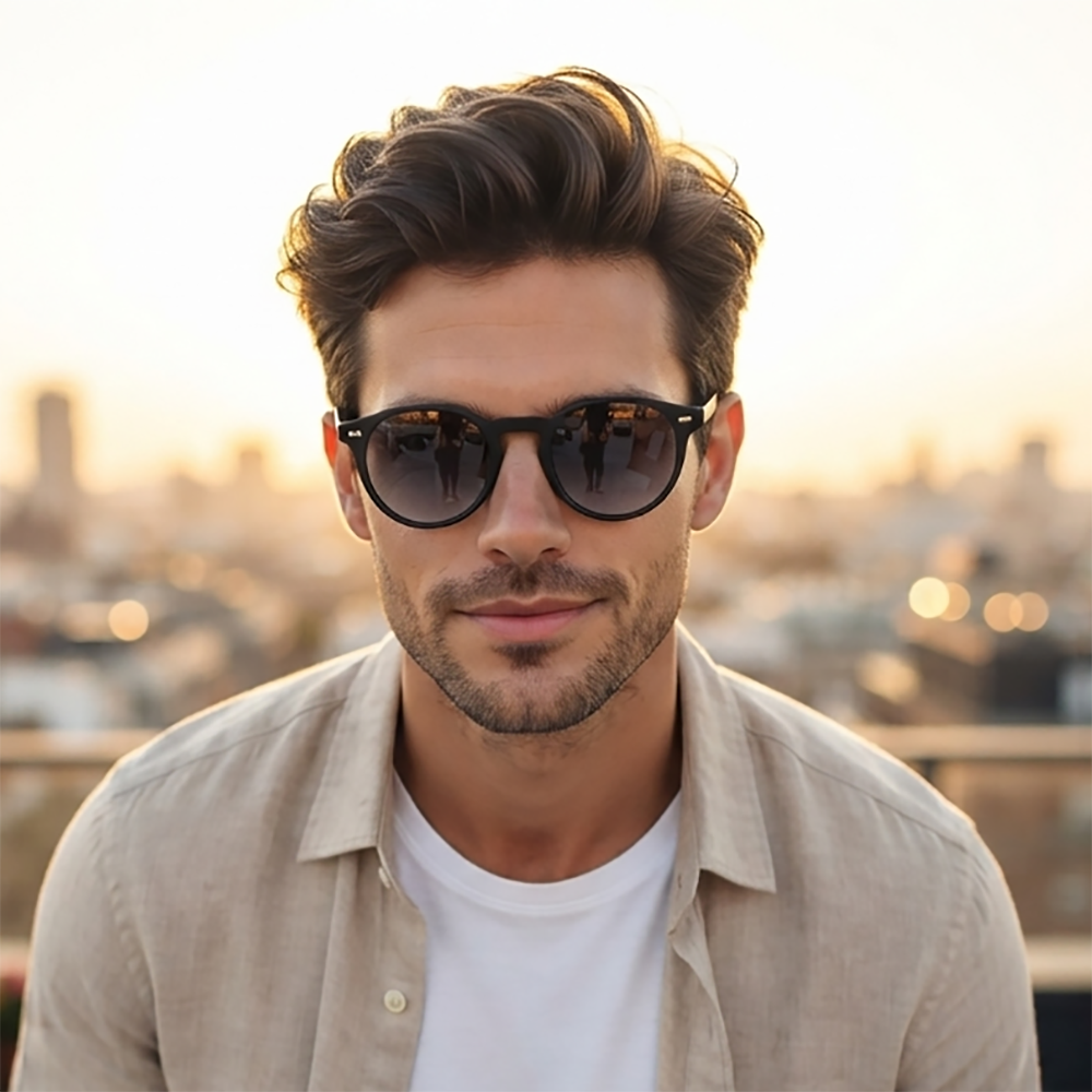 Verano Lido — Keyhole Round Sunglasses