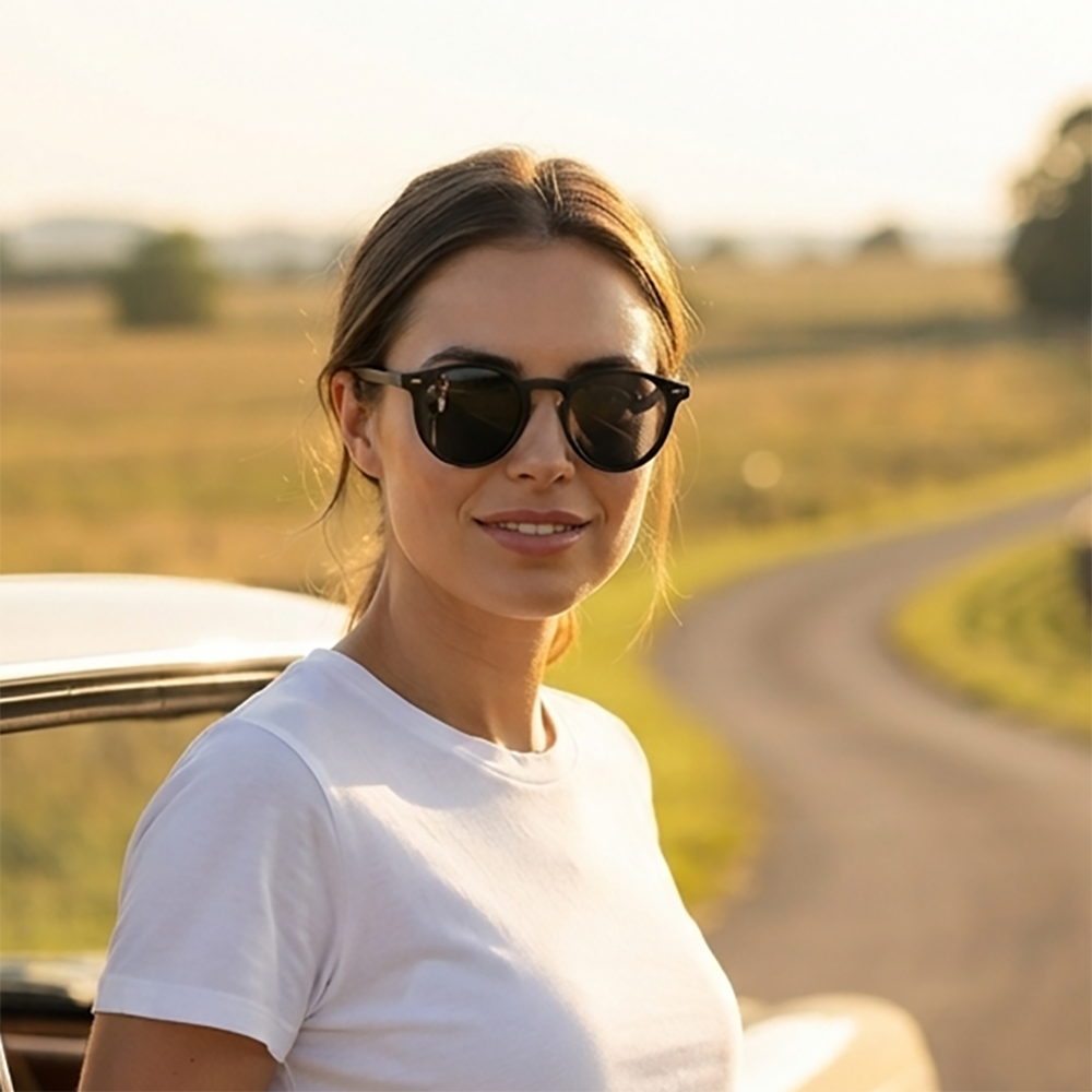 Verano Lido — Keyhole Round Sunglasses
