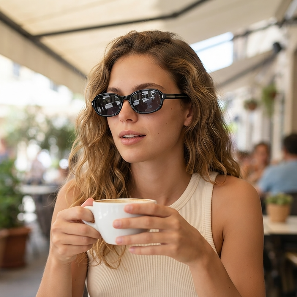 Verano Lola — Y2K Rectangle Sunglasses
