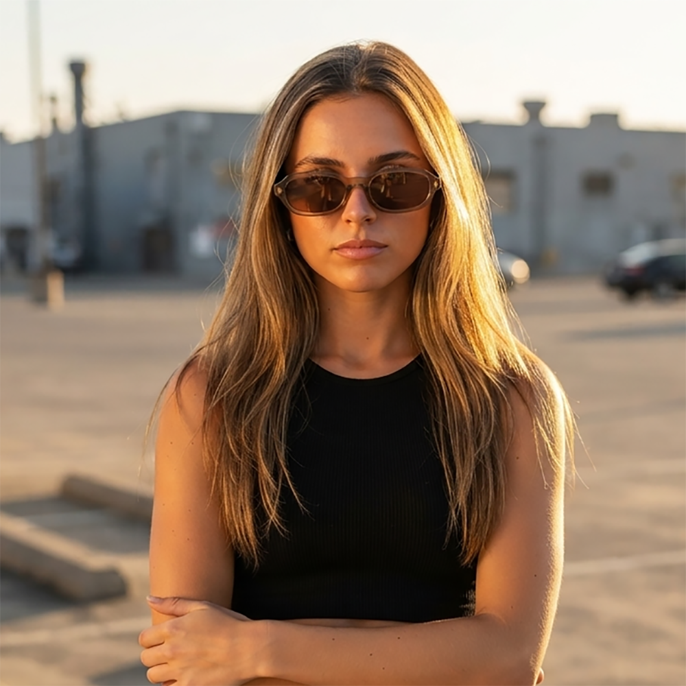 Verano Lola — Y2K Rectangle Sunglasses
