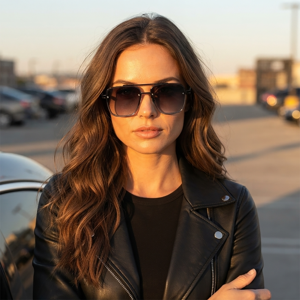 Verano Marino — Double-Bridge Pilot Sunglasses