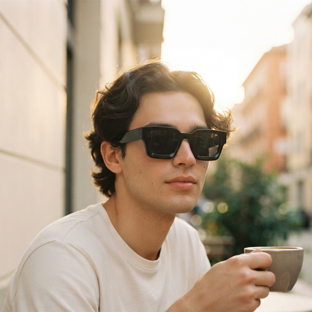 Verano Onda — Oversized Square Sunglasses