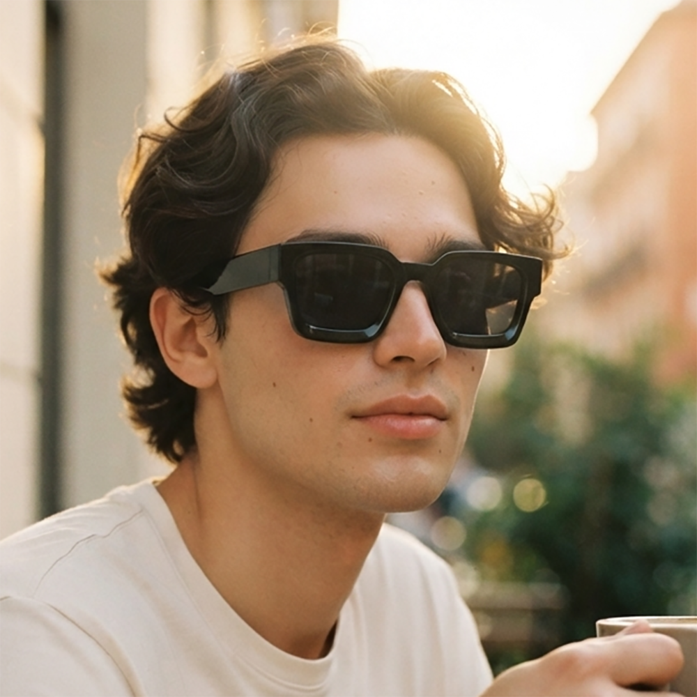 Verano Onda — Oversized Square Sunglasses
