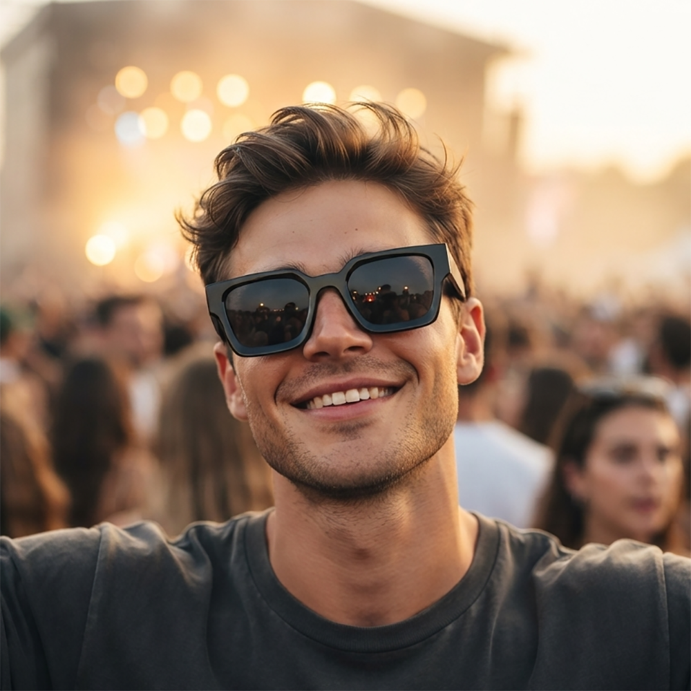 Verano Onda — Oversized Square Sunglasses